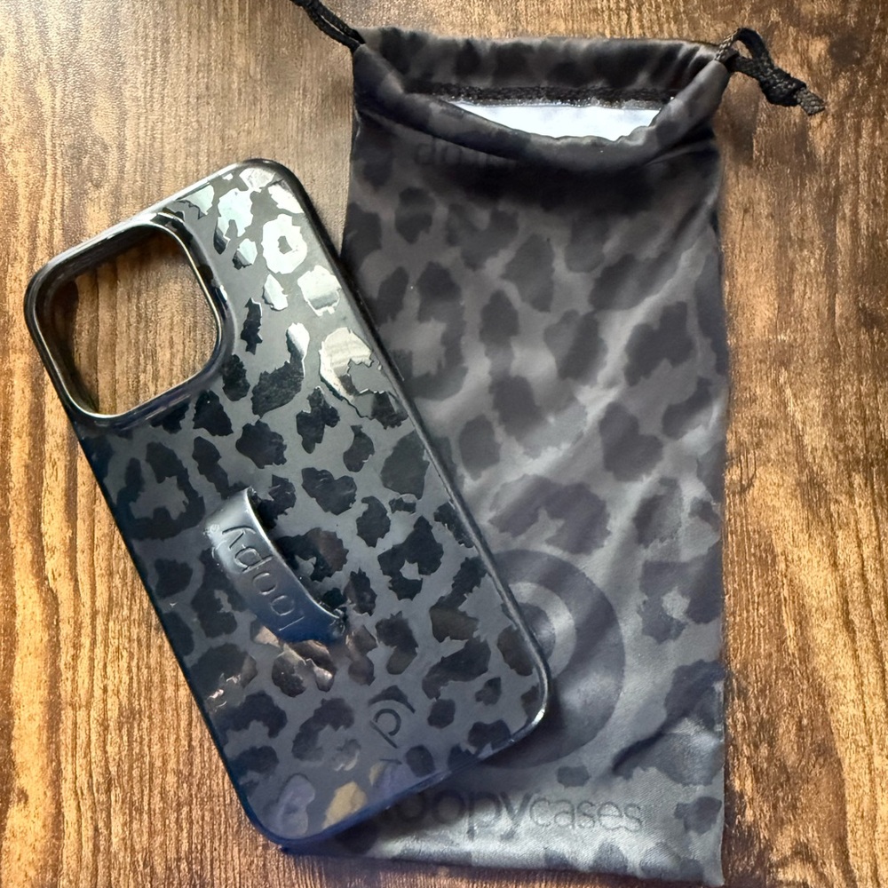 Black Leopard iPhone 13Pro case
